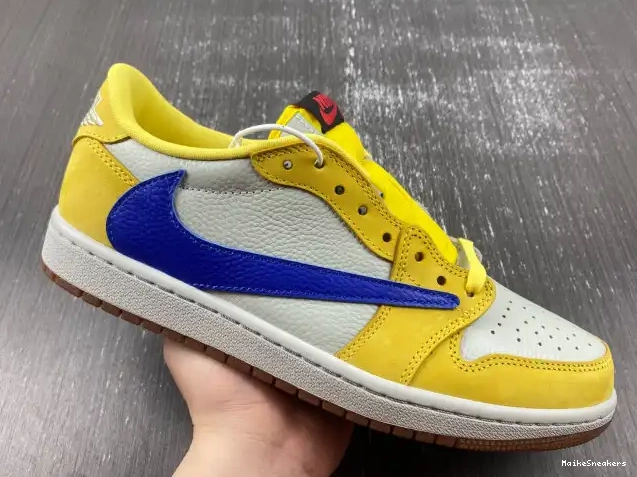 MaikeSneakers Scott Jordan Canary 1 DZ4137-700 Low Air Travis OG x 0425